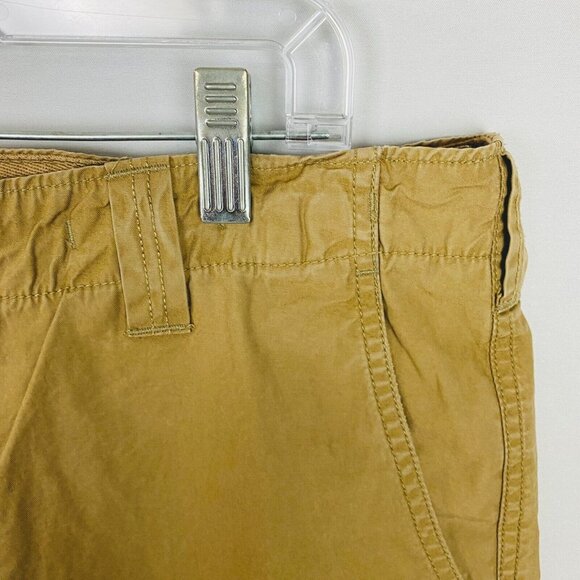 Polo Ralph Lauren Shorts Drill Khaki Tan Classic Fit Cargo Blue Label Size 35 - Picture 5 of 9
